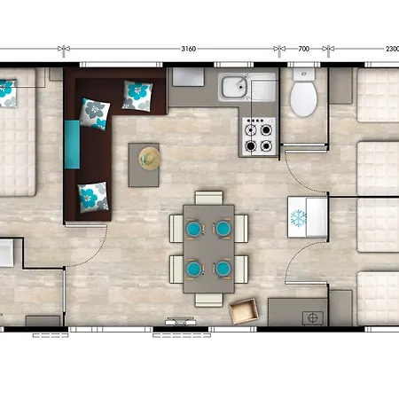 キャンプ場 Les Garennes 4*